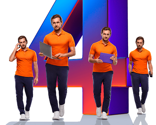 Великолепная четверка Ростелеком в&nbsp;деревня Колки (Орловская область)